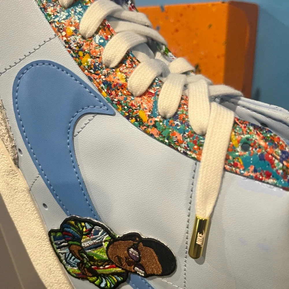 Notorious BIG Custom Nike Blazer Mid 1977 Throwback - Picture 8 of 16